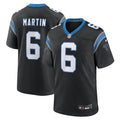 Carolina Panthers Sam Martin Nike Black Team Game Jersey product image 1, provided for visual reference and product detail