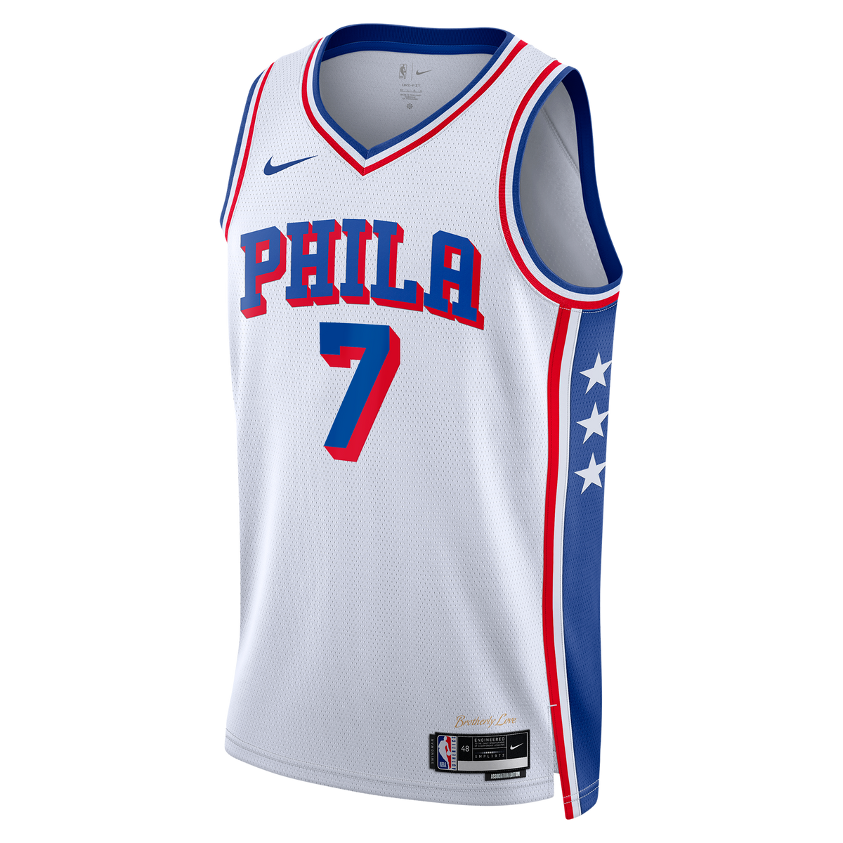 Philadelphia 76ers Nike Association Edition Swingman Jersey product image 3
