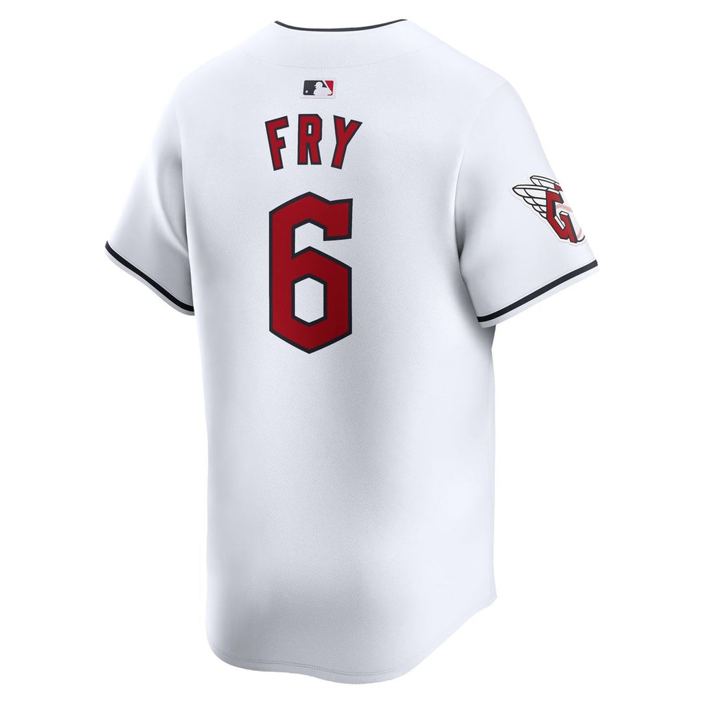 Cleveland Guardians David Fry Nike White Home Limited Player Jersey product image 3, provided for visual reference and