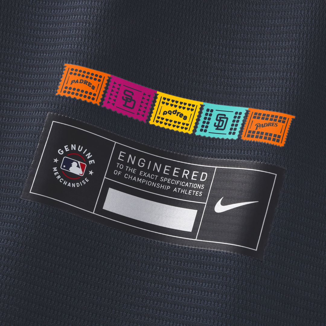 San Diego Padres Nick Pivetta Nike Obsidian 2026 City Connect Stadium Jersey product image 6, provided for visual reference