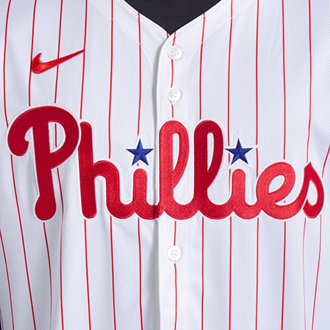 Philadelphia Phillies Bryce Harper Nike White Home Elite Jersey product image 4, provided for visual reference and product