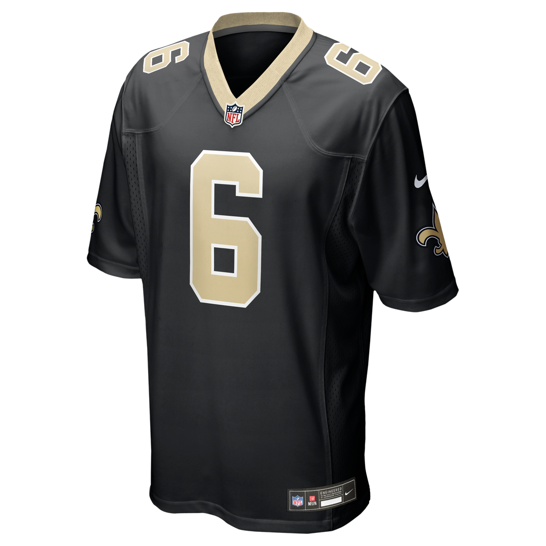New Orleans Saints Tyler Shough Nike Gold Alternate Game Player Jersey product image 12, provided for visual reference and