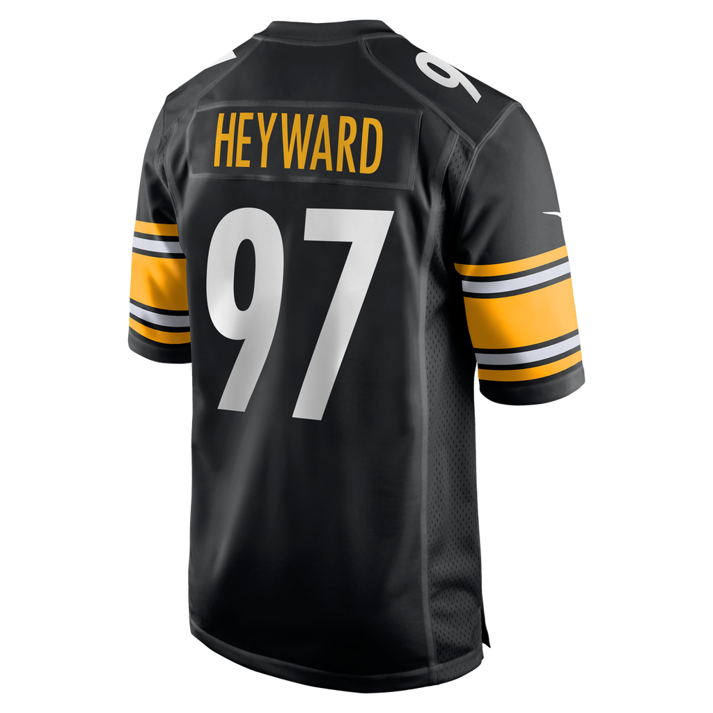 Pittsburgh Steelers Cameron Heyward Nike Black Game Jersey product image 3, provided for visual reference and product detail