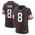 Cleveland Browns Jared Verse Nike Brown Nike Game Jersey product image 1, provided for visual reference and product detail