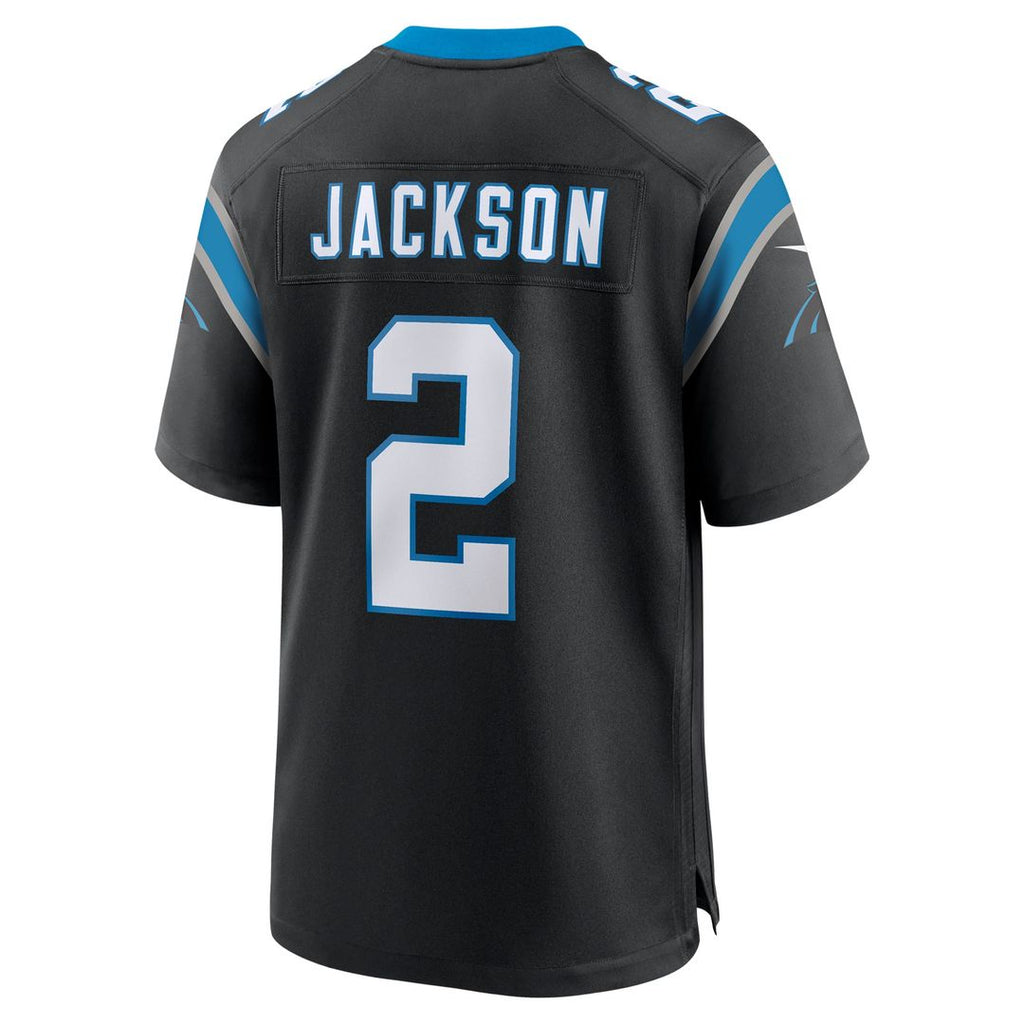 Carolina Panthers Mike Jackson Nike Black Game Jersey product image 3, provided for visual reference and product detail