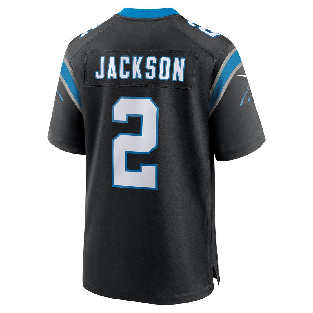 Carolina Panthers Mike Jackson Nike Black Game Jersey product image 3, provided for visual reference and product detail