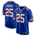 Buffalo Bills Ty Johnson Nike Royal Team Game Jersey product image 1, provided for visual reference and product detail review