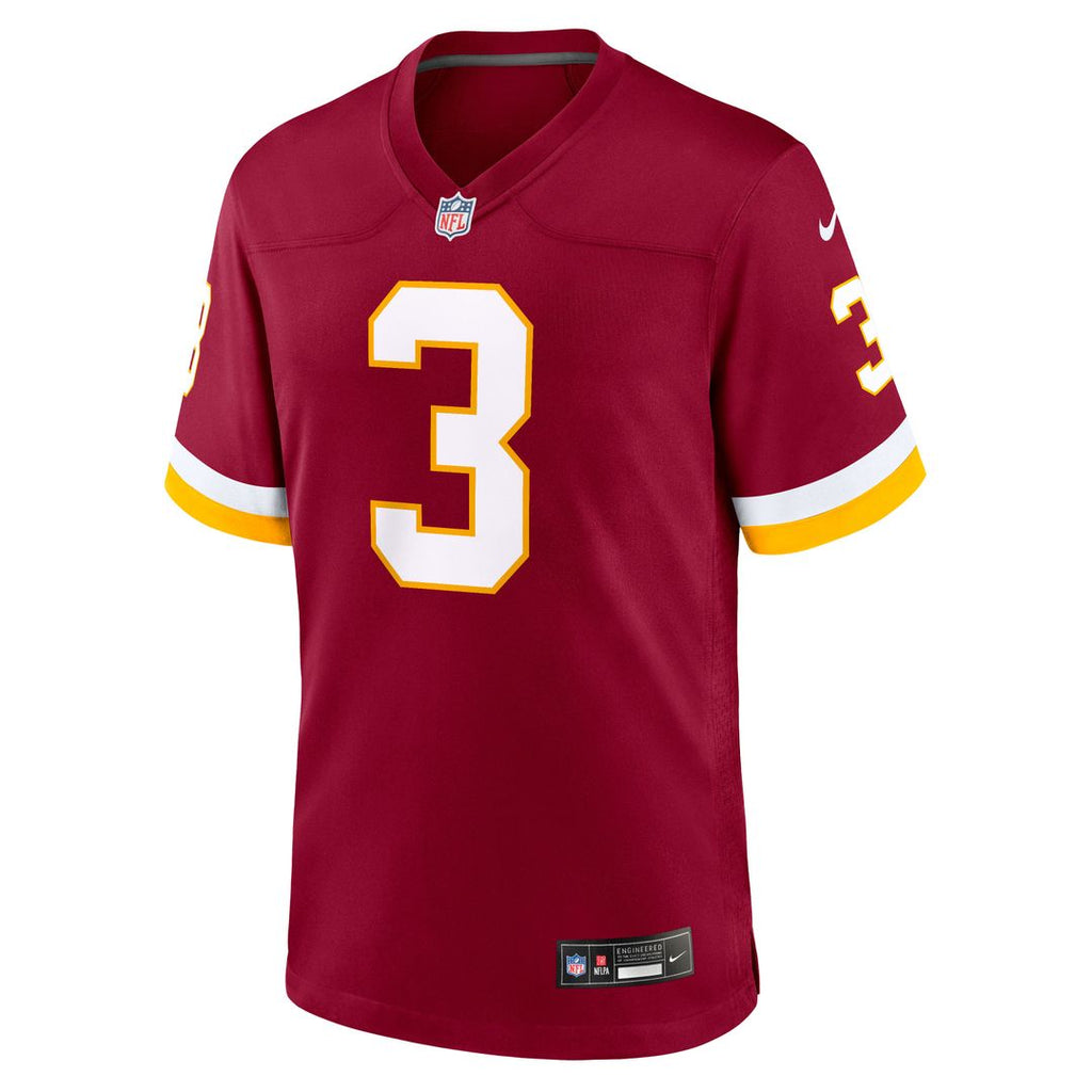 Washington Commanders Stefon Diggs Nike Burgundy Game Jersey product image 2, provided for visual reference and product