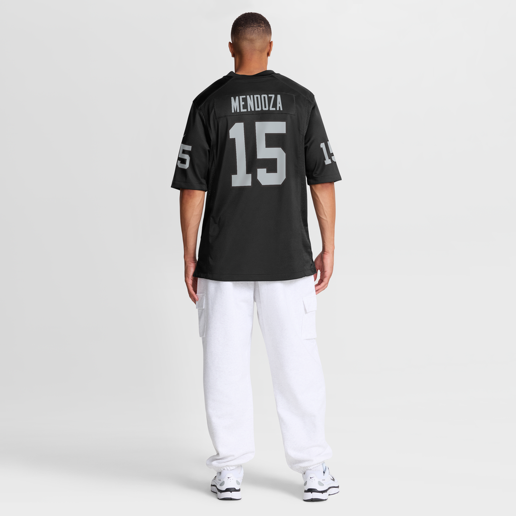 Las Vegas Raiders Fernando Mendoza Nike Black Team Game Jersey product image 10, provided for visual reference and product