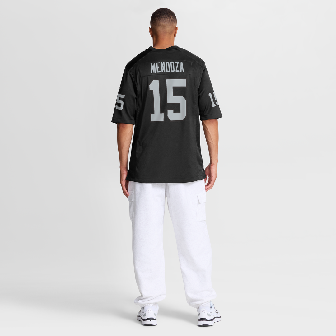 Las Vegas Raiders Fernando Mendoza Nike Black Team Game Jersey product image 10, provided for visual reference and product