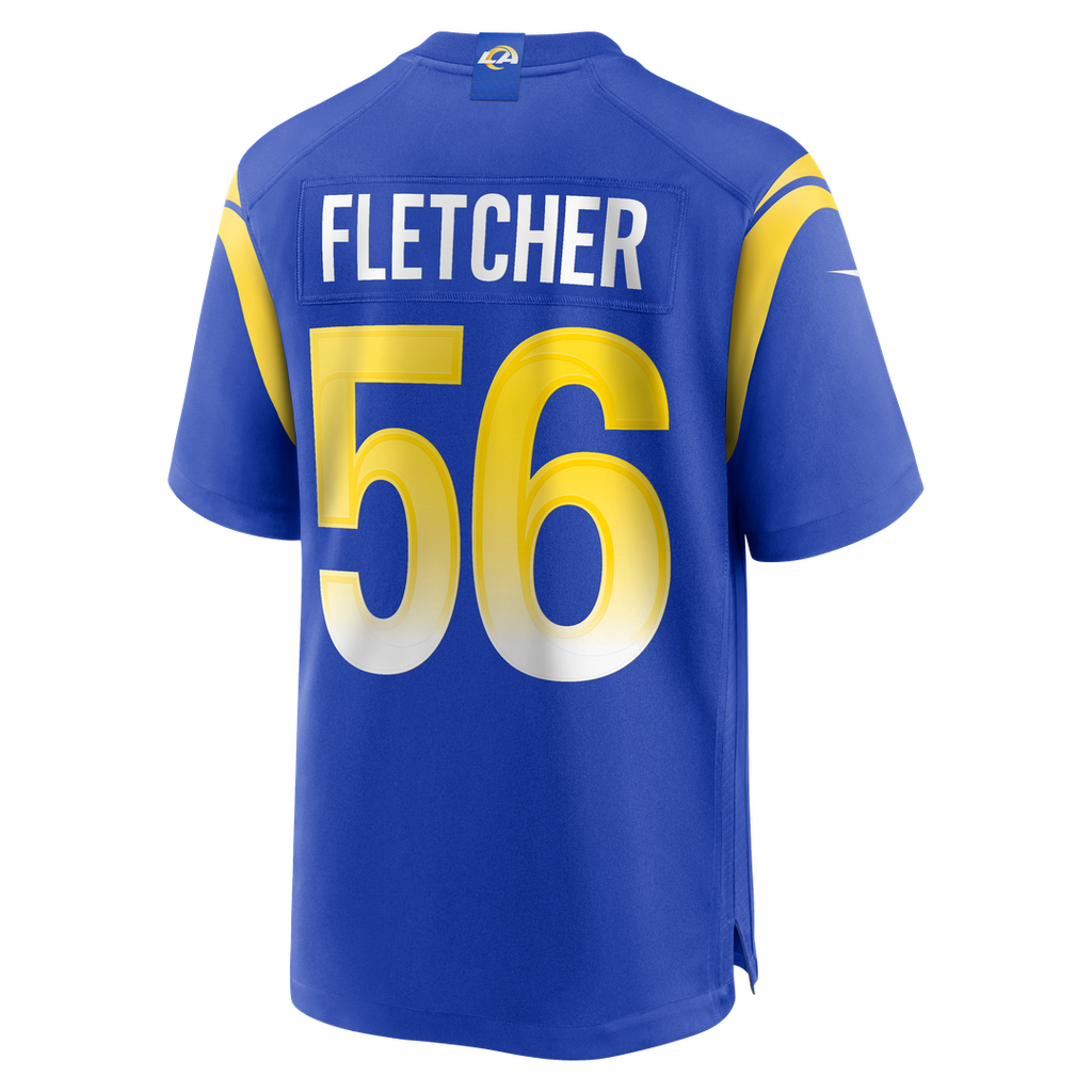 Los Angeles Rams London Fletcher Nike Royal Game Retired Player Jersey product image 3, provided for visual reference and