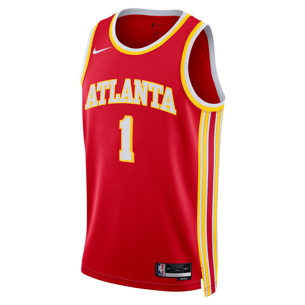 Atlanta Hawks Nike Icon Edition Swingman Jersey - Red product image 3