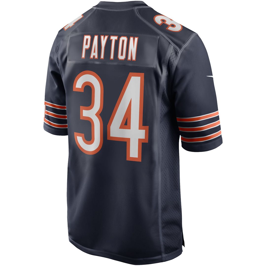 Chicago Bears Walter Payton Nike Navy Game Retired Player Jersey product image 3, provided for visual reference and product
