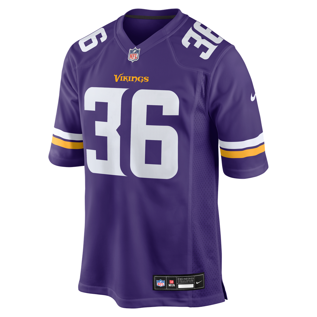 Minnesota Vikings Zavier Scott Nike Purple Team Game Jersey product image 2, provided for visual reference and product