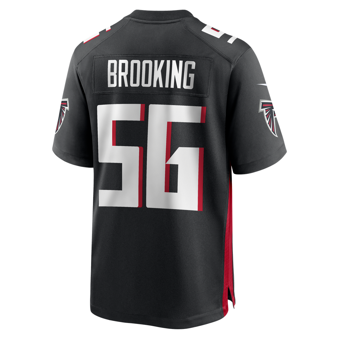 Atlanta Falcons Keith Brooking Nike Black Game Retired Player Jersey product image 3, provided for visual reference and