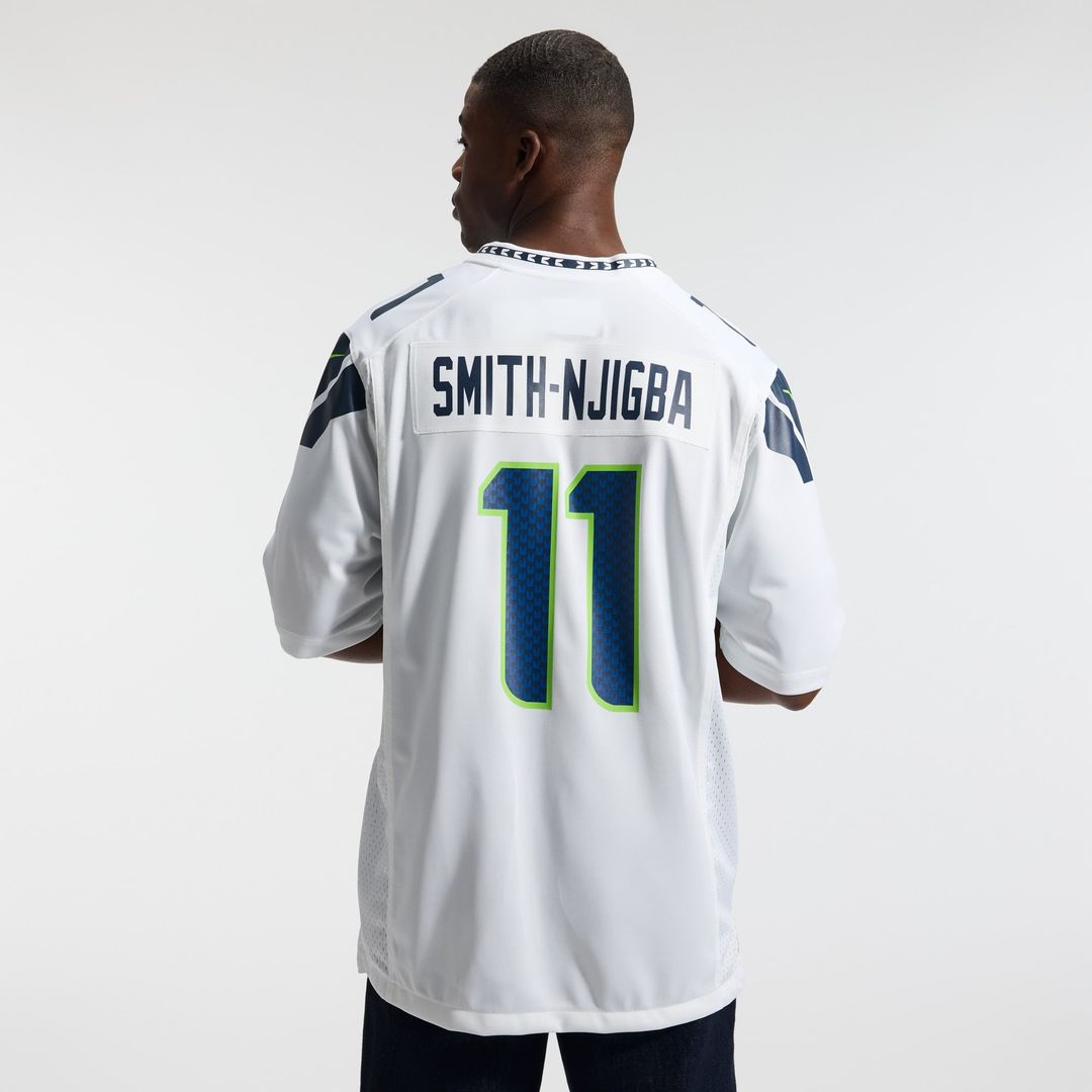Seattle Seahawks Jaxon Smith-Njigba Nike Royal Throwback Player Game Jersey product image 15, provided for visual reference