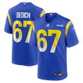 Los Angeles Rams Justin Dedich Nike Royal Game Jersey product image 1, provided for visual reference and product detail