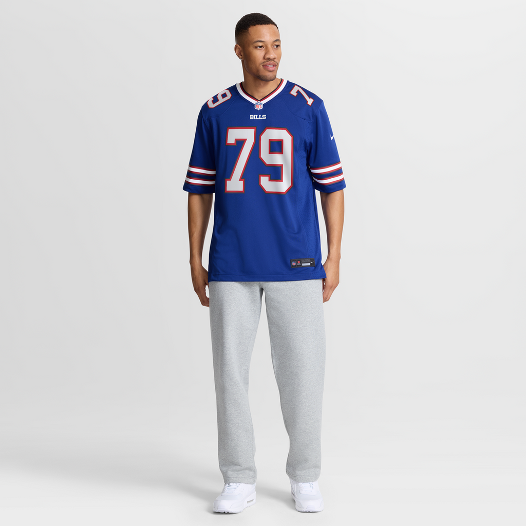 Buffalo Bills Ruben Brown Nike Royal Game Retired Player Jersey product image 7, provided for visual reference and product