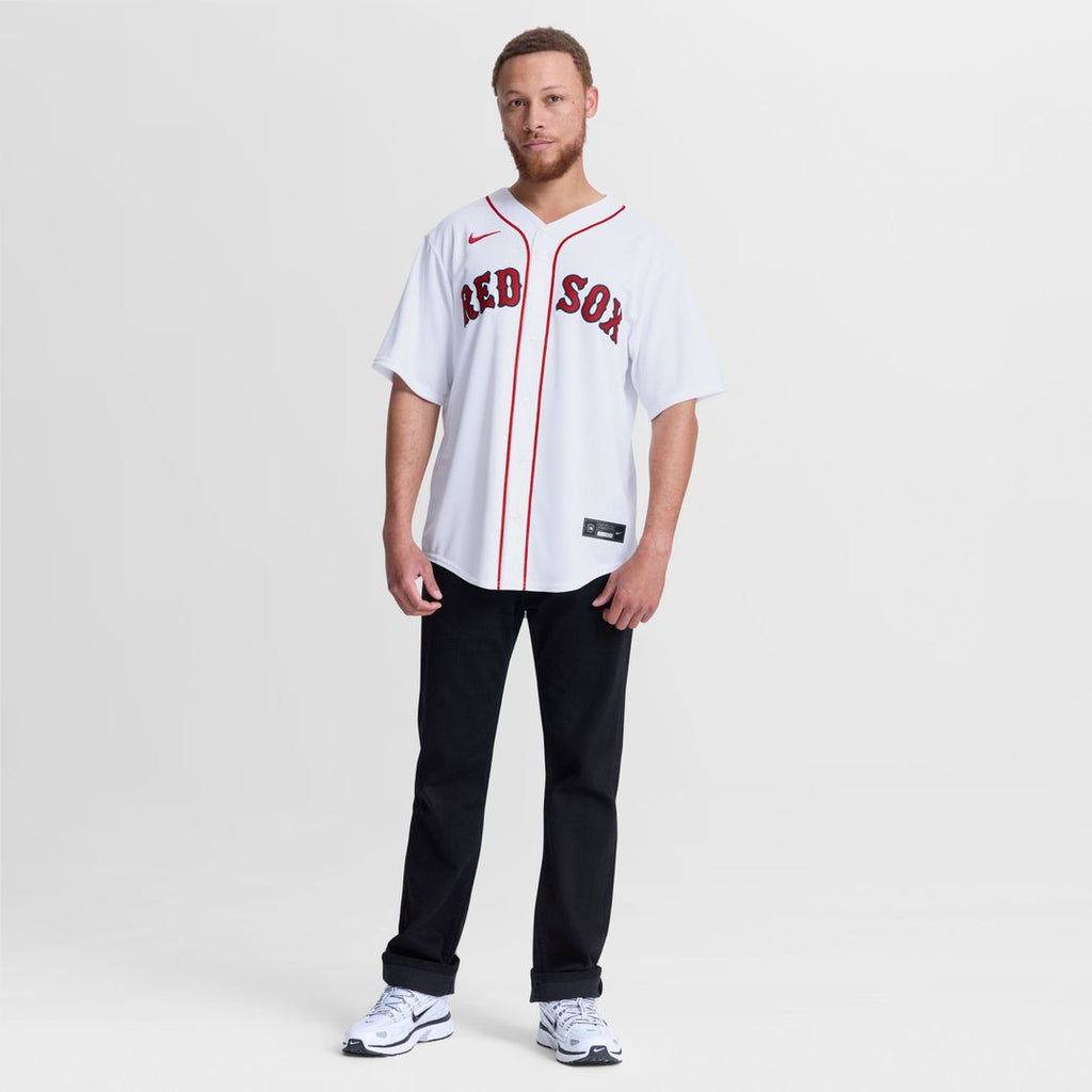 Boston Red Sox Wilyer Abreu Nike White Home Replica Jersey product image 4, provided for visual reference and product detail