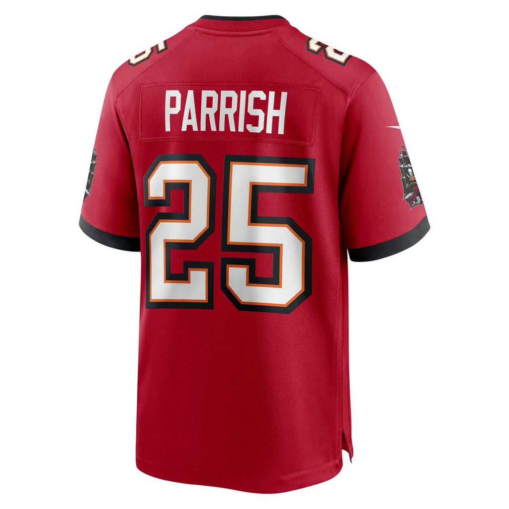 Tampa Bay Buccaneers Jacob Parrish Nike Red Team Game Jersey product image 3, provided for visual reference and product