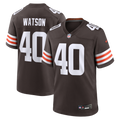 Cleveland Browns Nathaniel Watson Nike Brown Team Game Jersey product image 1, provided for visual reference and product