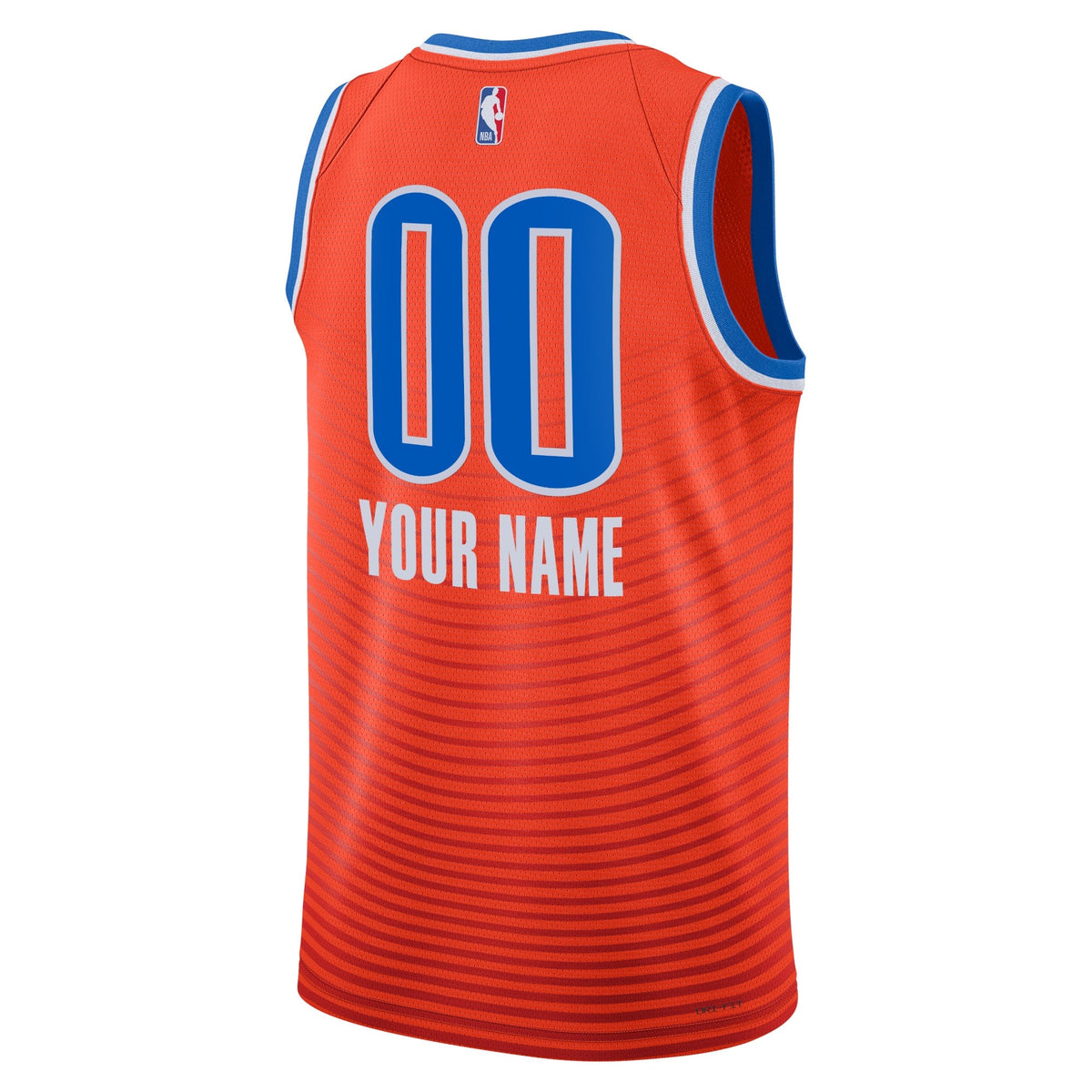 Oklahoma City Thunder Jordan Statement Swingman Jersey - Custom - Unisex product image 3, provided for visual reference and