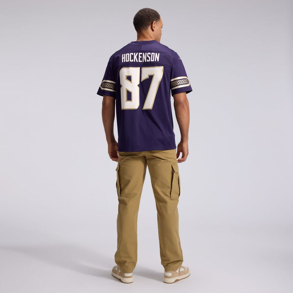 Minnesota Vikings T.J. Hockenson Nike Purple 2026 Rivalries Collection Stitched Limited Jersey product image 5, provided for