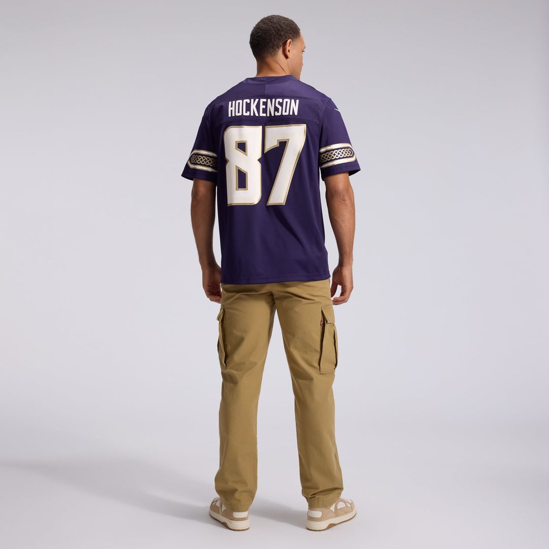 Minnesota Vikings T.J. Hockenson Nike Purple 2026 Rivalries Collection Stitched Limited Jersey product image 5, provided for