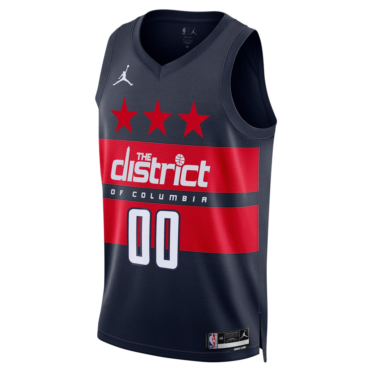 Washington Wizards Jordan NBA Statement Edition Swingman Jersey - Custom product image 3, provided for visual reference and
