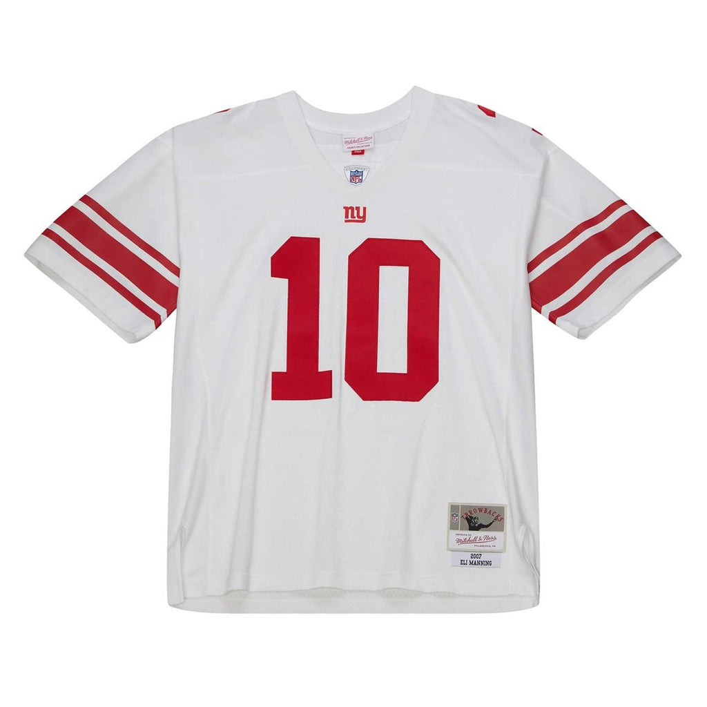 New York Giants Eli Manning Mitchell & Ness White Legacy Replica Jersey product image 2, provided for visual reference and