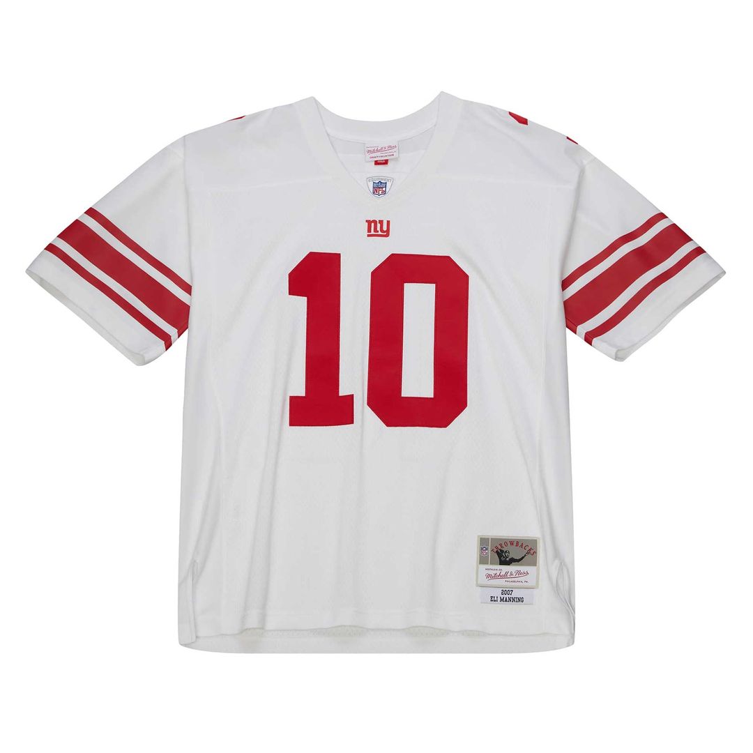 New York Giants Eli Manning Mitchell & Ness White Legacy Replica Jersey product image 2, provided for visual reference and