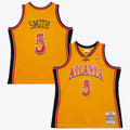Atlanta Hawks Mitchell & Ness Josh Smith 2004 Alternate Authentic Jersey - Yellow product image 1, provided for visual