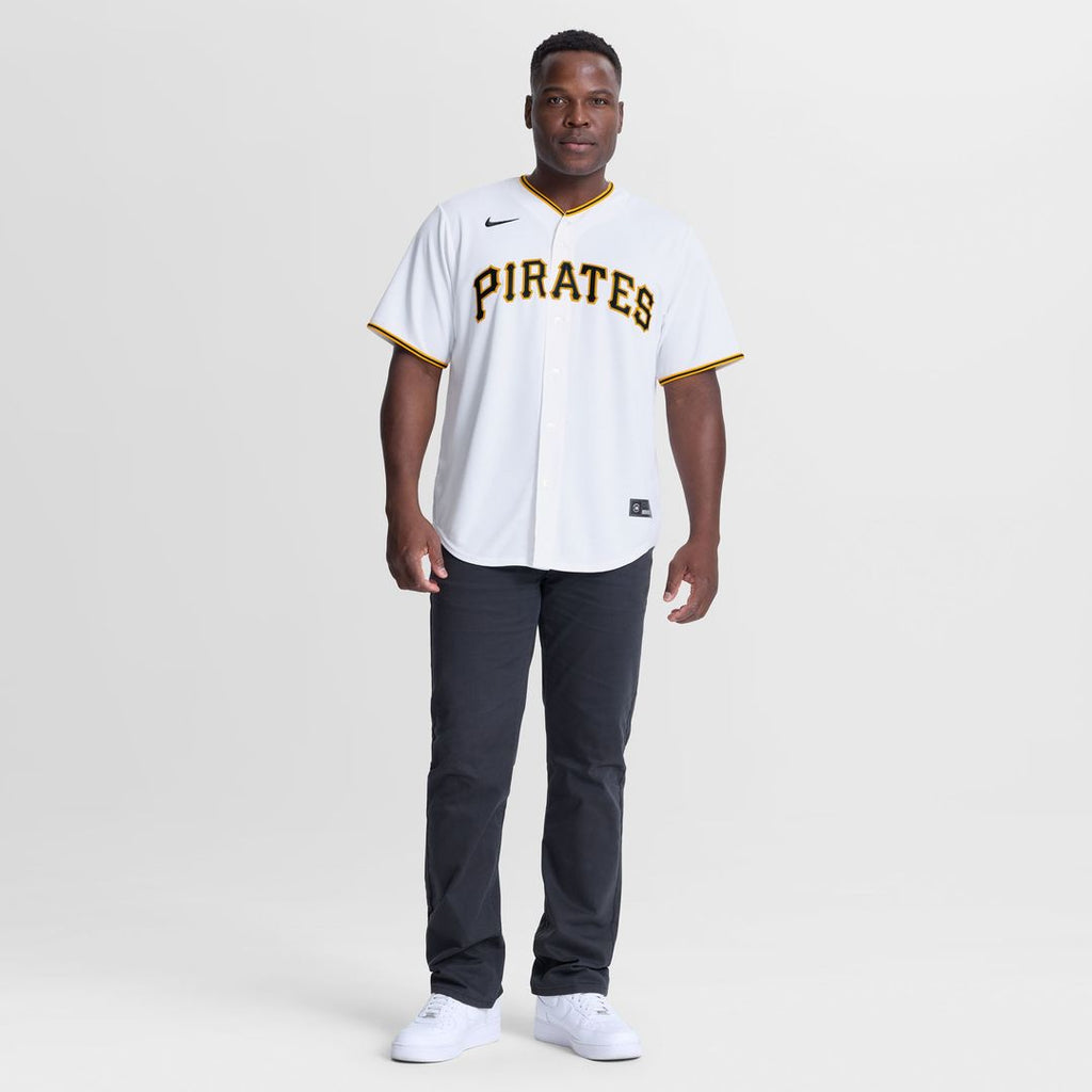 Pittsburgh Pirates Luke Weaver Nike White Home Replica Jersey product image 2, provided for visual reference and product