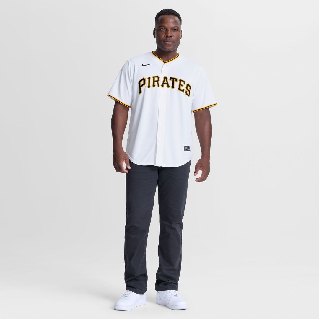 Pittsburgh Pirates Luke Weaver Nike White Home Replica Jersey product image 2, provided for visual reference and product