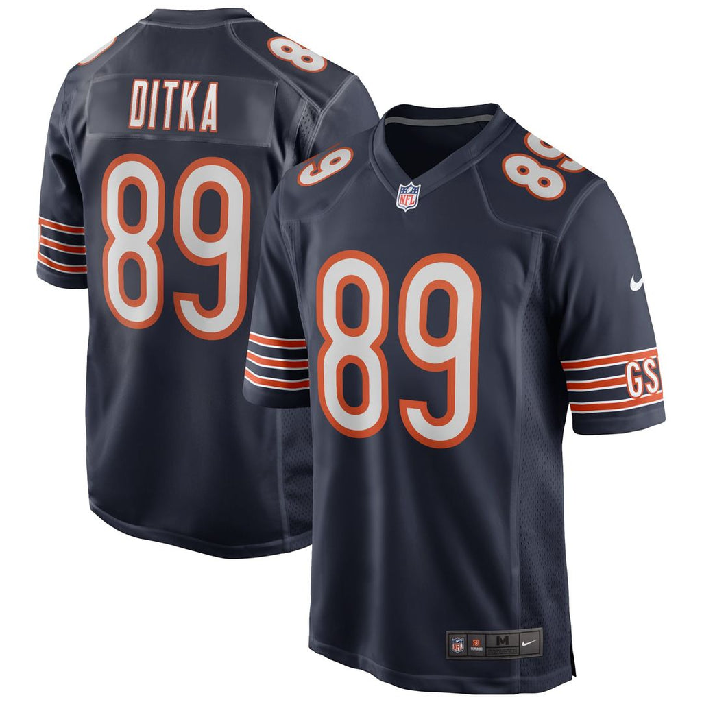 Chicago Bears Mike Ditka Nike Navy Game Retired Player Jersey product image 1, provided for visual reference and product