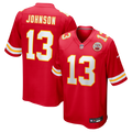 Kansas City Chiefs Nazeeh Johnson Nike Red Game Player Jersey product image 1, provided for visual reference and product