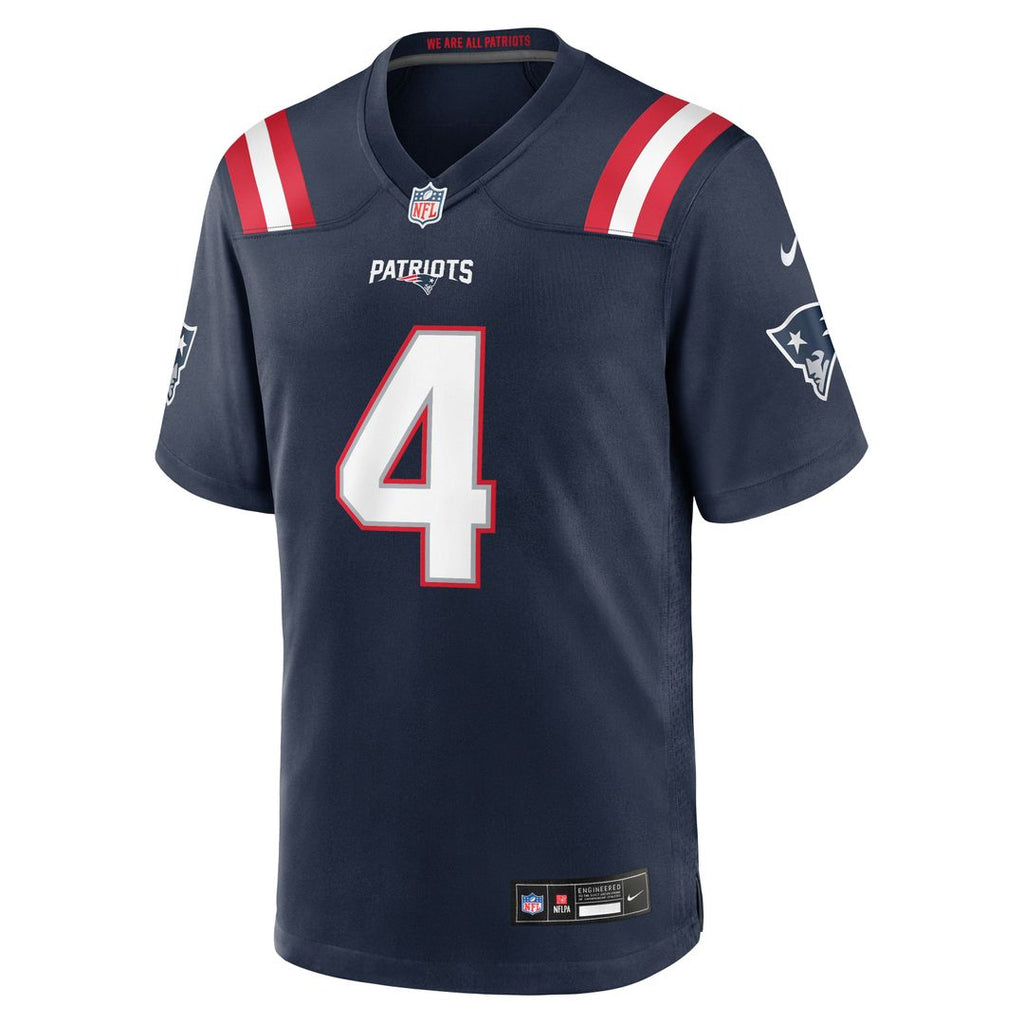 New England Patriots Craig Woodson Nike Navy Team Game Jersey product image 4, provided for visual reference and product