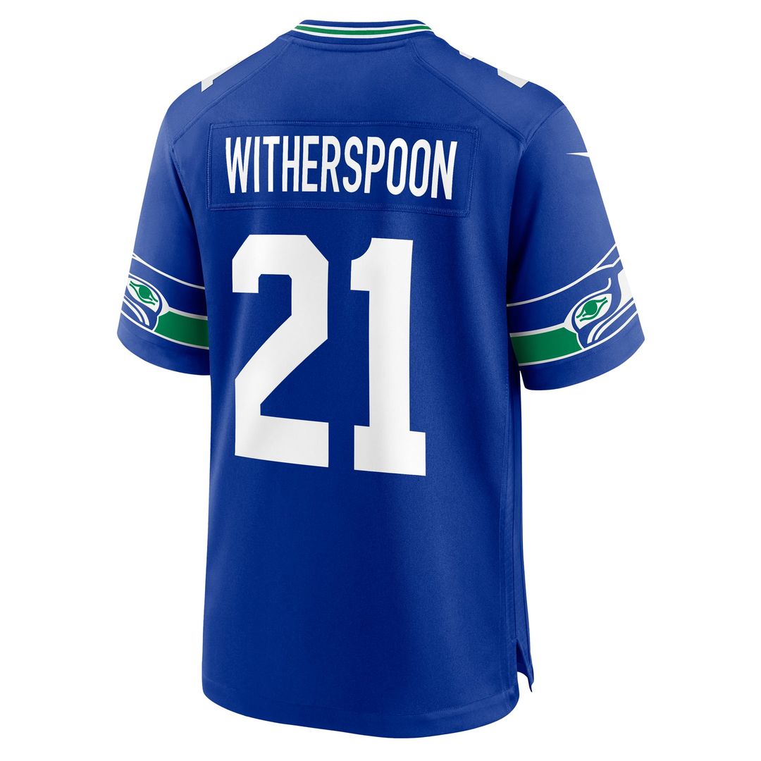 Seattle Seahawks Devon Witherspoon Nike White Game Jersey product image 15, provided for visual reference and product detail