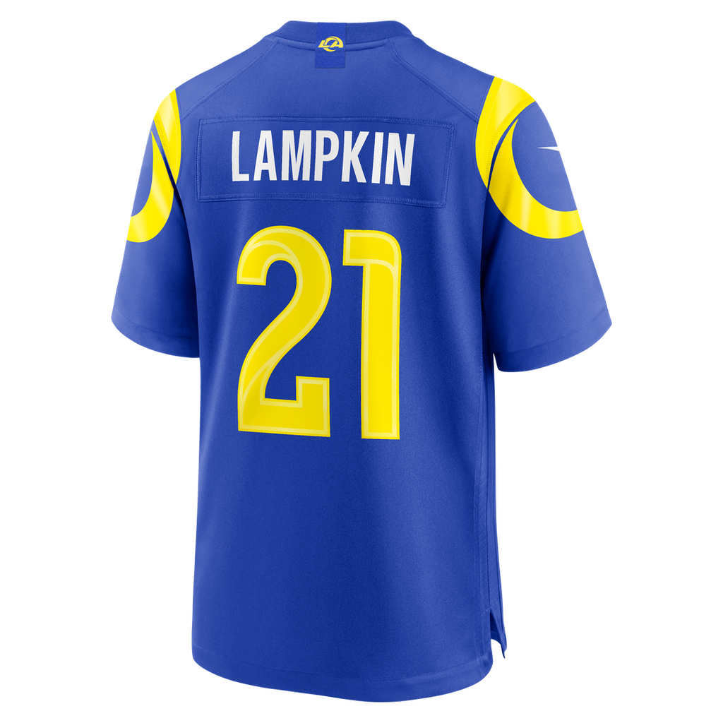 Los Angeles Rams Cam Lampkin Nike Royal Team Game Jersey product image 3, provided for visual reference and product detail