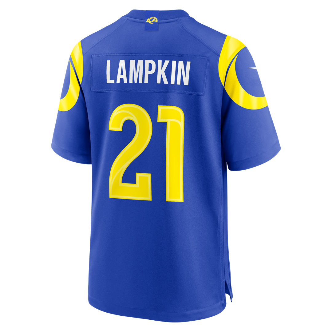 Los Angeles Rams Cam Lampkin Nike Royal Team Game Jersey product image 3, provided for visual reference and product detail