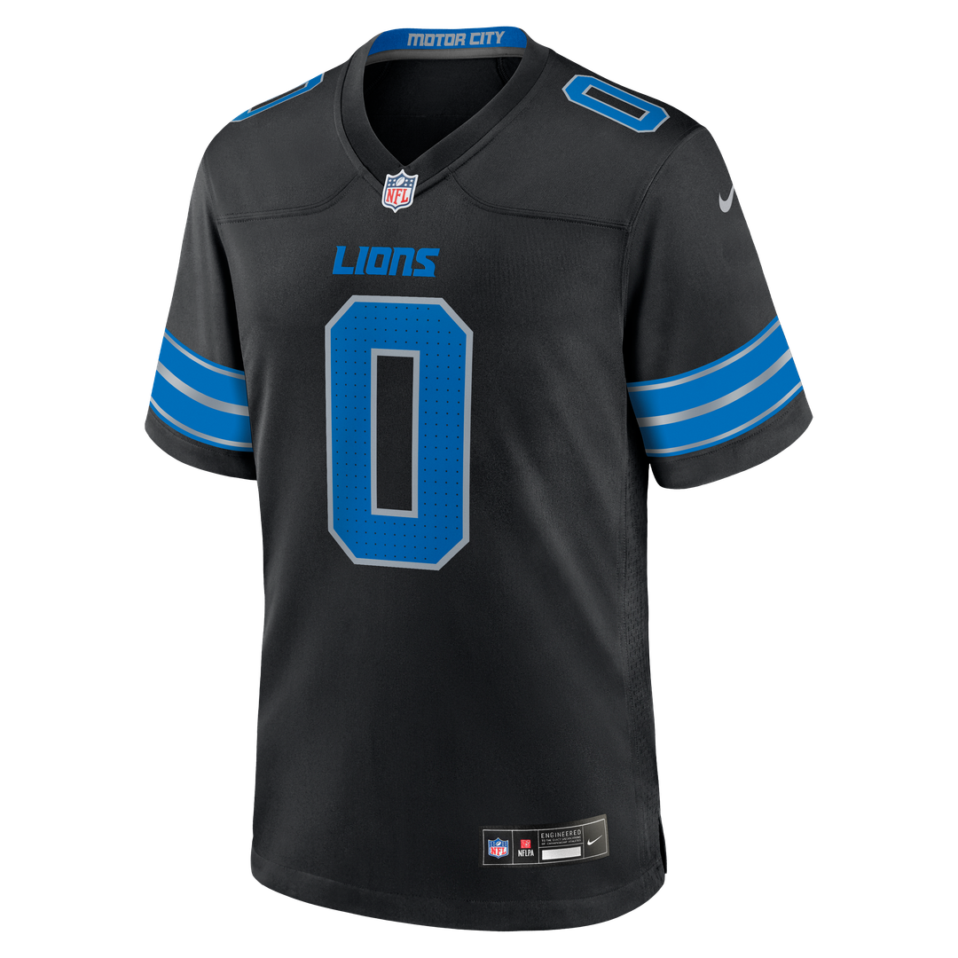 Detroit Lions Jahmyr Gibbs Nike White Game Player Jersey product image 12, provided for visual reference and product detail