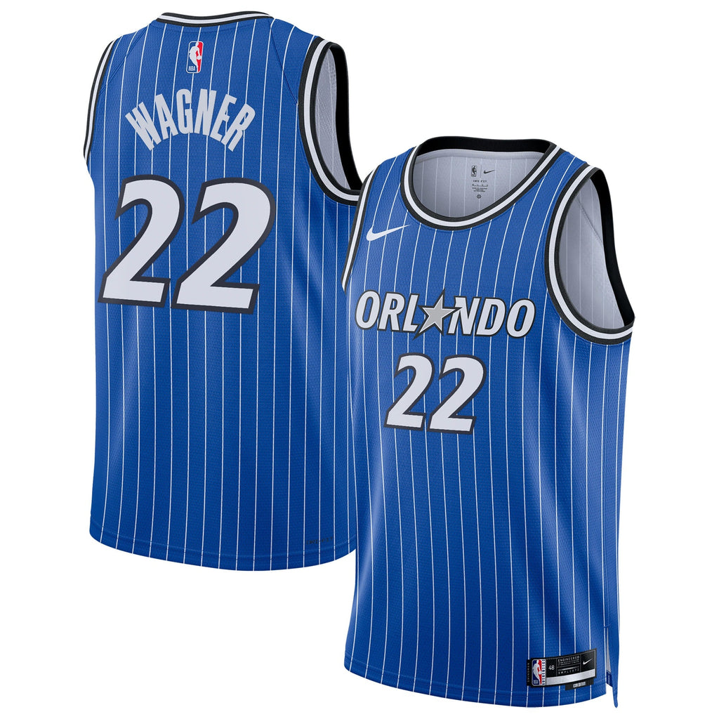Orlando Magic Nike Replica Icon Edition Swingman Jersey - Blue - Franz Wagner - Unisex product image 2, provided for visual