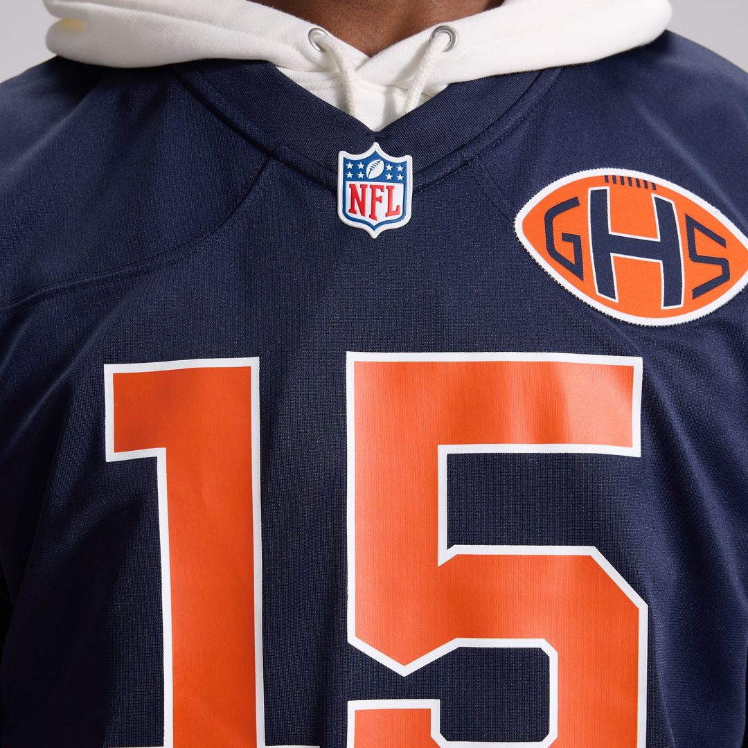 Chicago Bears Rome Odunze Nike Navy 2026 Rivalries Collection Game Jersey product image 10, provided for visual reference