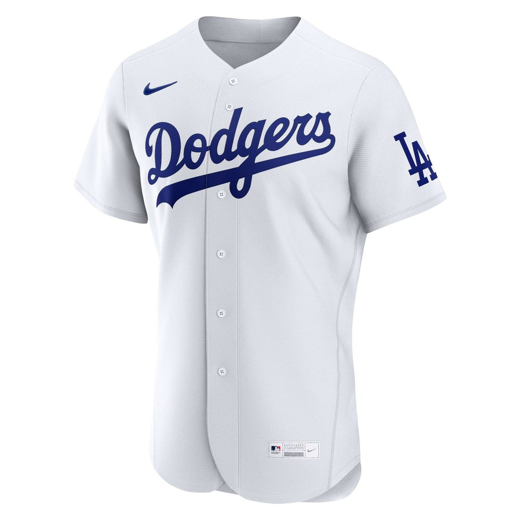 Los Angeles Dodgers Nike White Home Authentic Jersey product image 2, provided for visual reference and product detail review