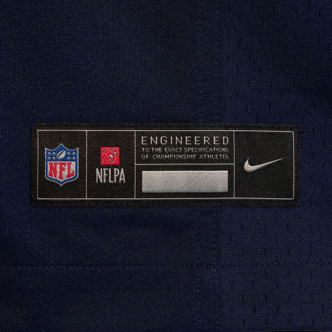 Dallas Cowboys Caleb Downs Nike White Game Jersey product image 14, provided for visual reference and product detail review