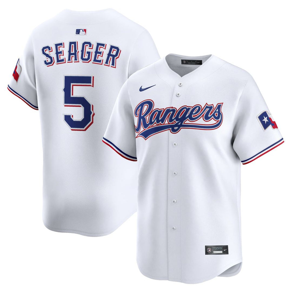 Texas Rangers Corey Seager Nike Gray Road Limited Jersey product image 7, provided for visual reference and product detail