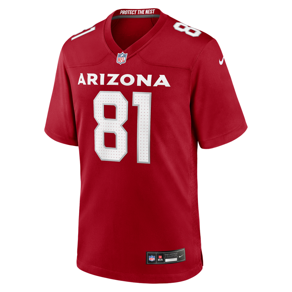 Arizona Cardinals Travis Vokolek Nike Cardinal Team Game Jersey product image 2, provided for visual reference and product