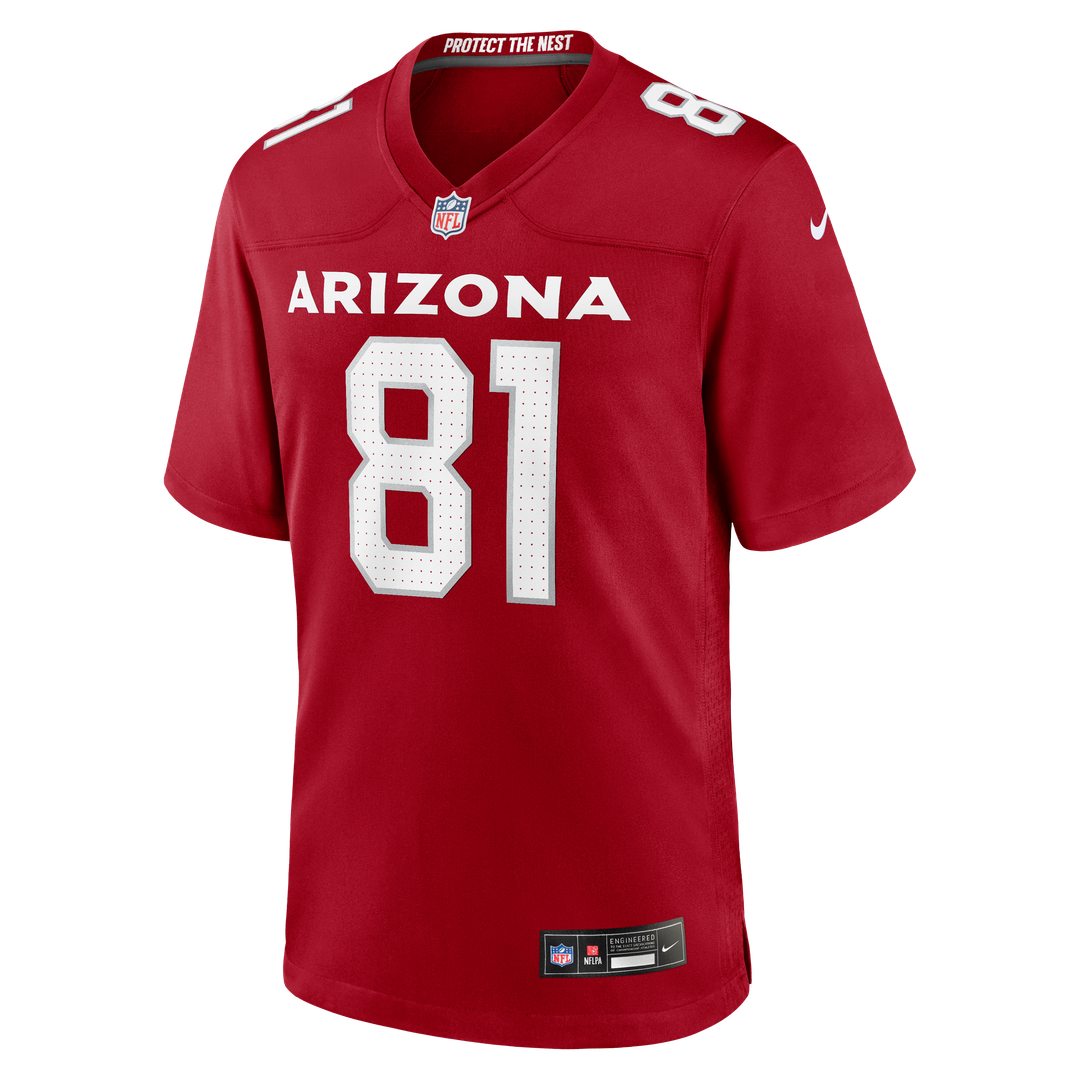 Arizona Cardinals Travis Vokolek Nike Cardinal Team Game Jersey product image 2, provided for visual reference and product