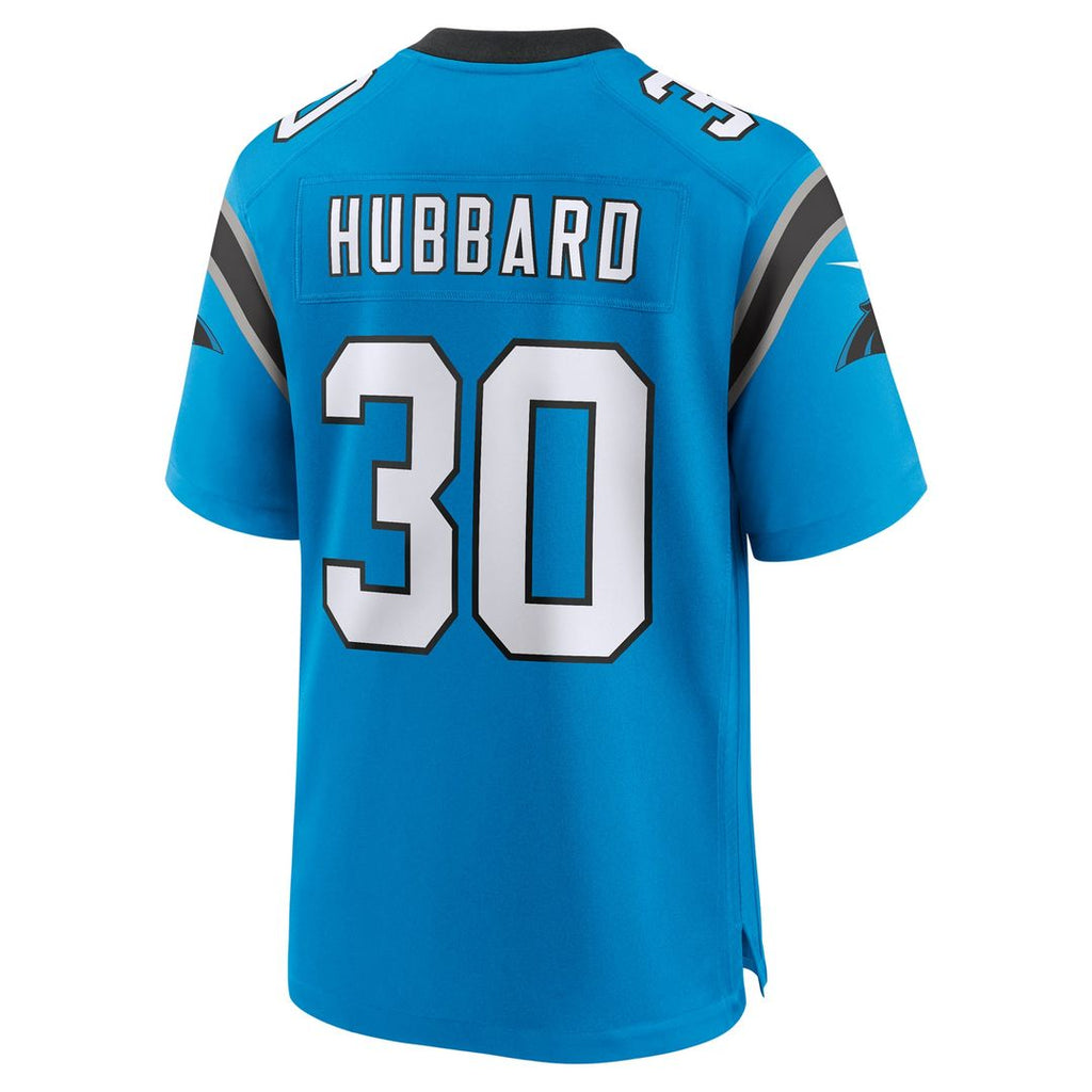 Carolina Panthers Chuba Hubbard Nike Black Team Game Jersey product image 15, provided for visual reference and product
