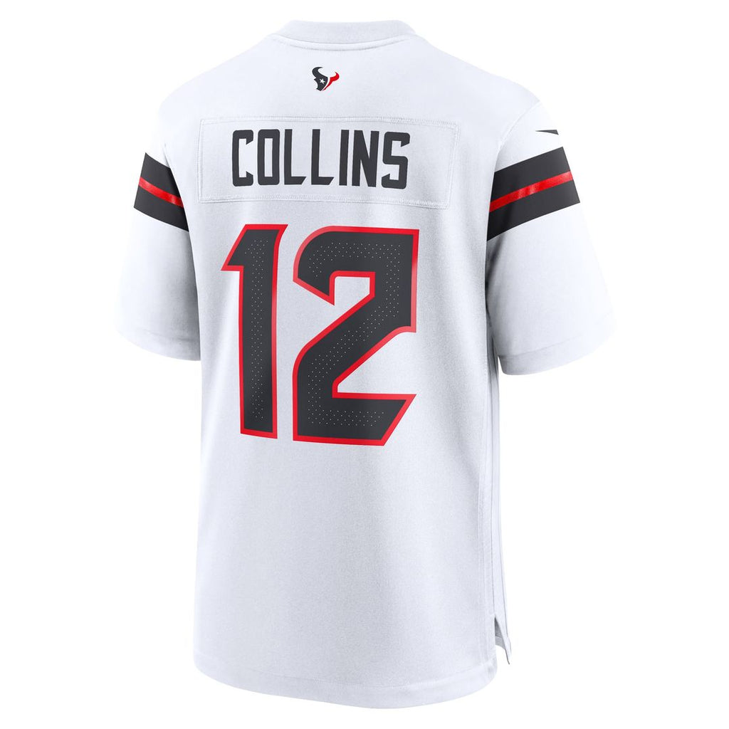 Houston Texans Nico Collins Nike White Game Jersey product image 6, provided for visual reference and product detail review